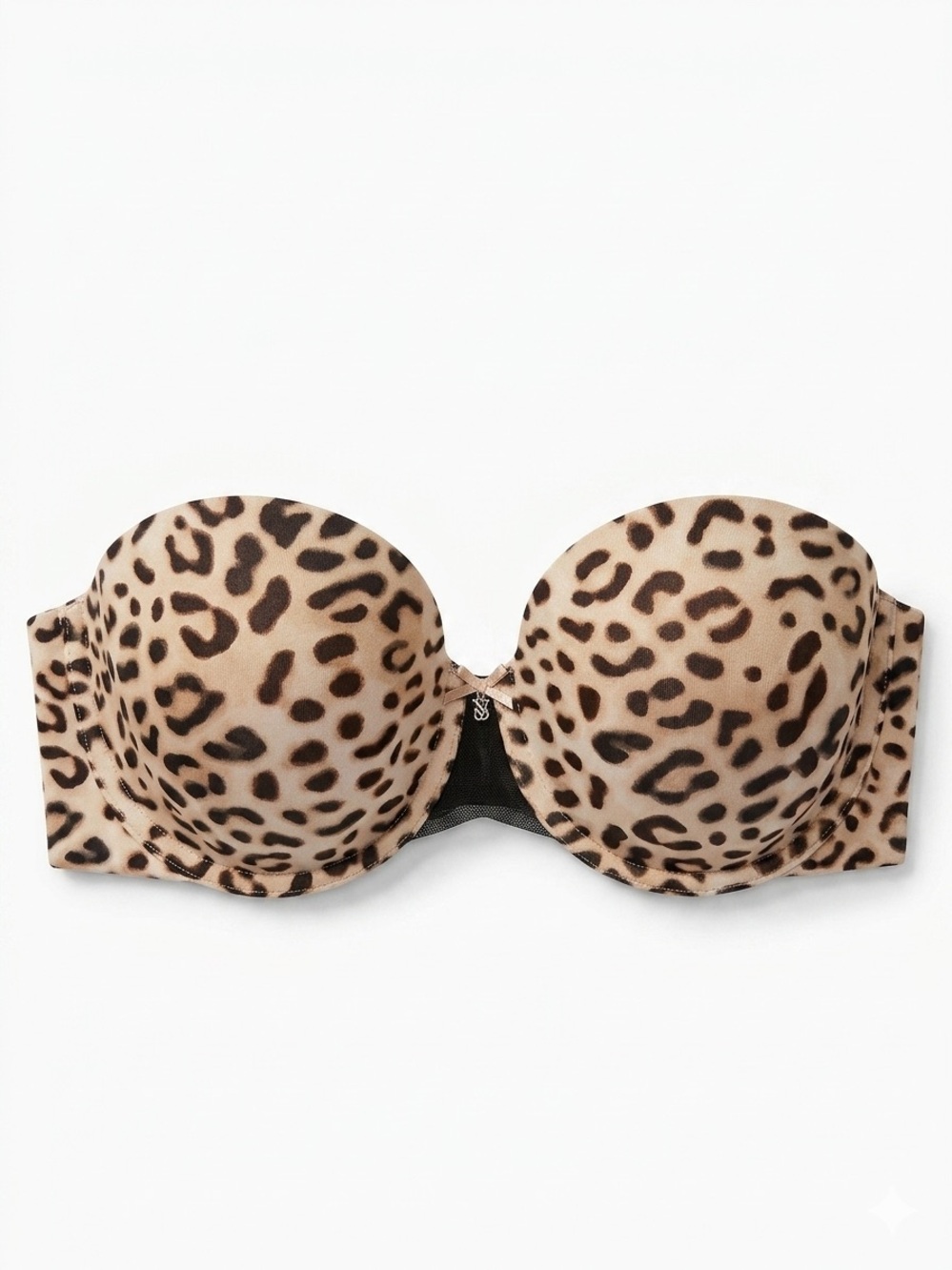 Victoria’s Secret Strapless Leopard Print Push-Up Bra - size 34D